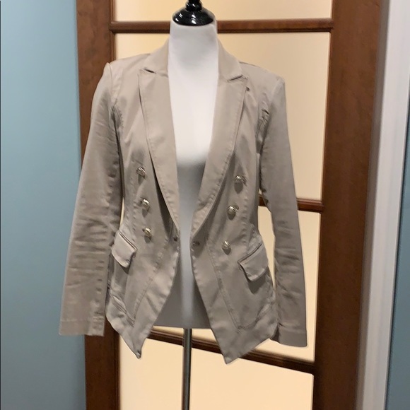 White House Black tan jacket sz 8 excellent condi - Picture 2 of 8